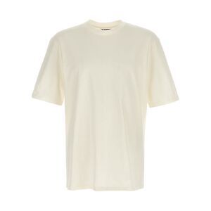 Jil Sander White Cotton Long Sleeve Men's T-Shirt